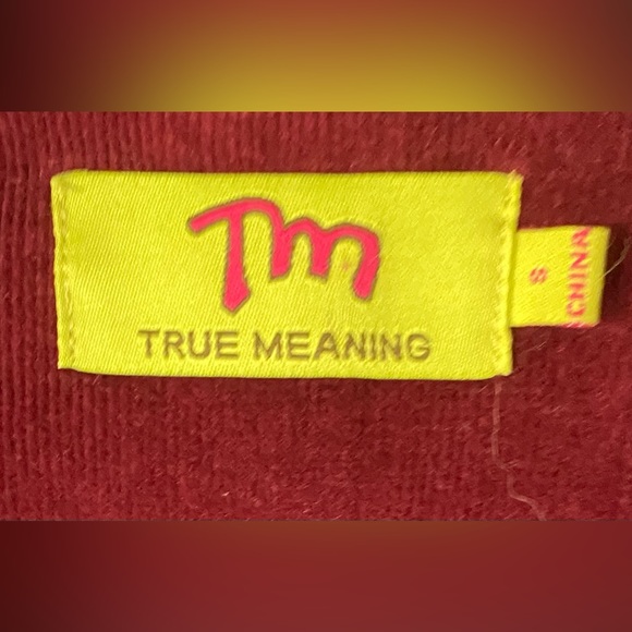 True Meaning Embroidered corduroy jacket Small - Picture 5 of 5